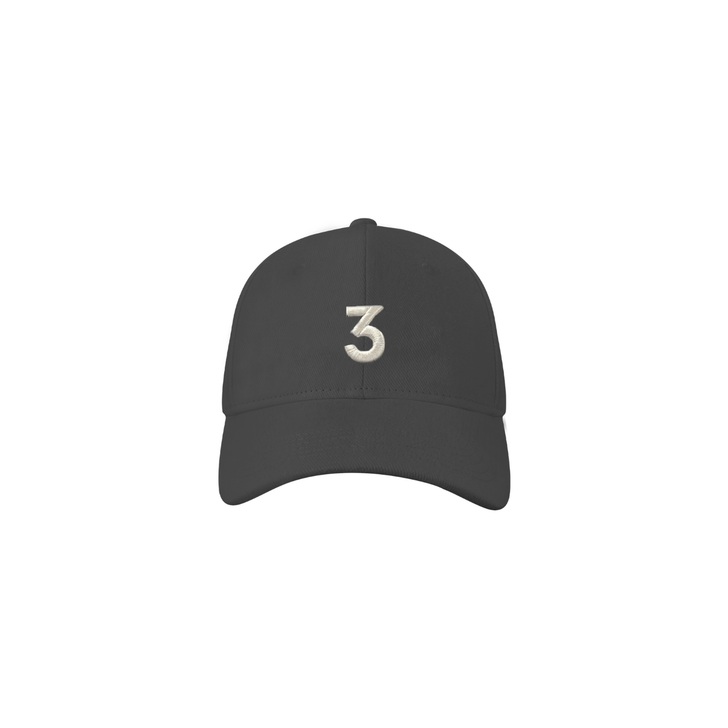 Charcoal "3" Logo Cap