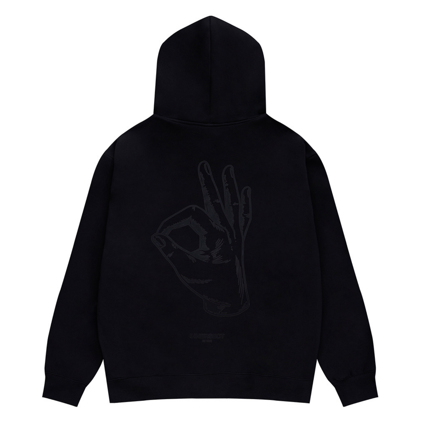 Black "OK" Hoodie