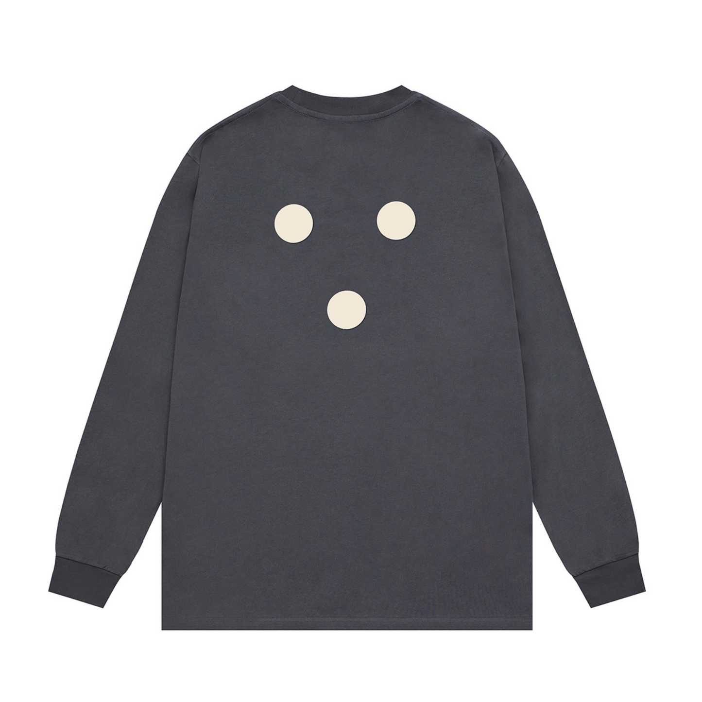Charcoal Triple Dot Long Sleeve T-Shirt