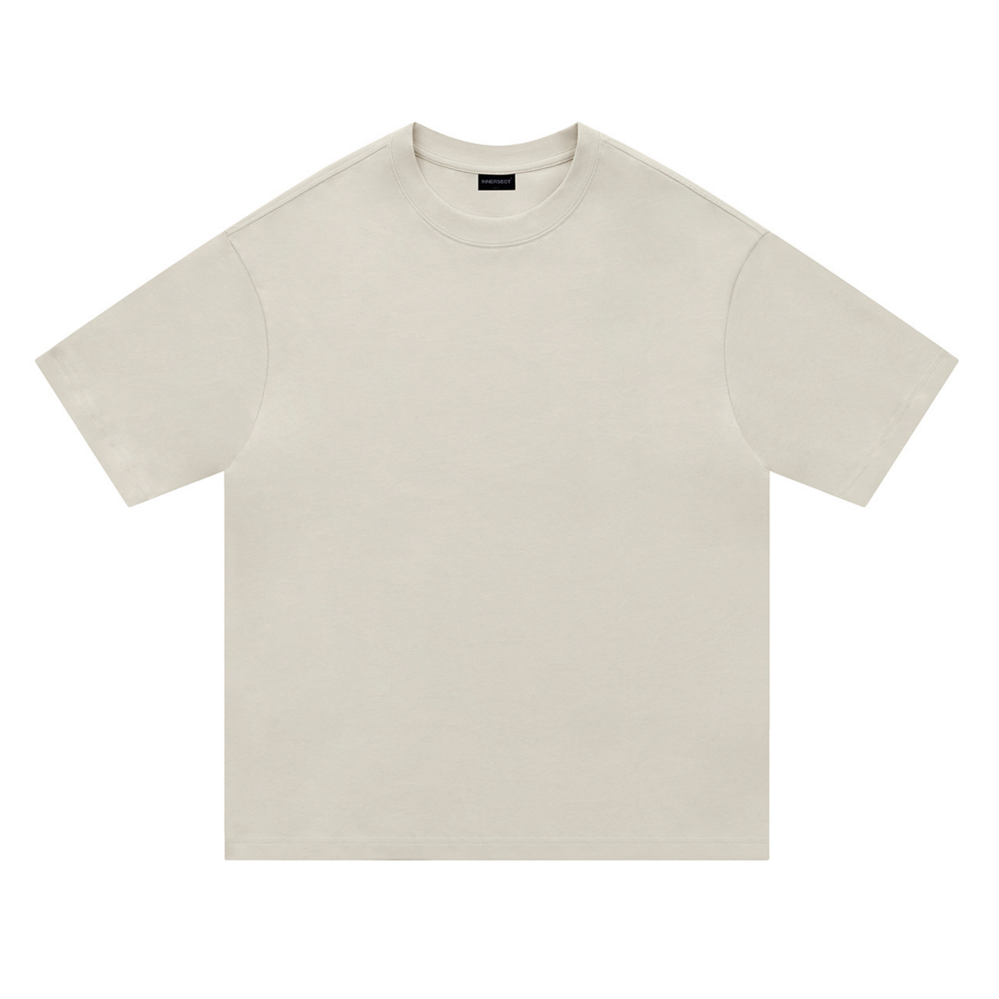 Beige Printed Logo T-Shirt