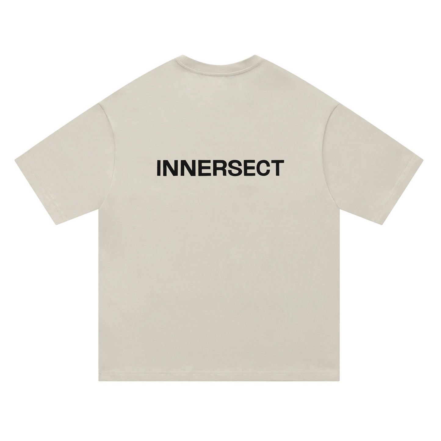 Beige Printed Logo T-Shirt