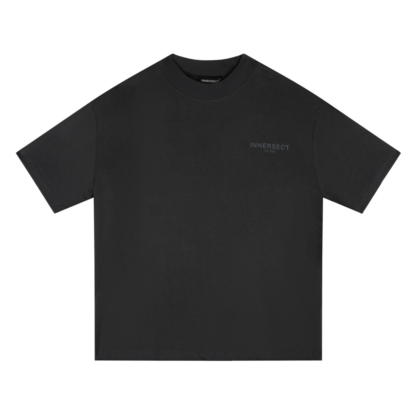 Charcoal Printed Logo T-Shirt