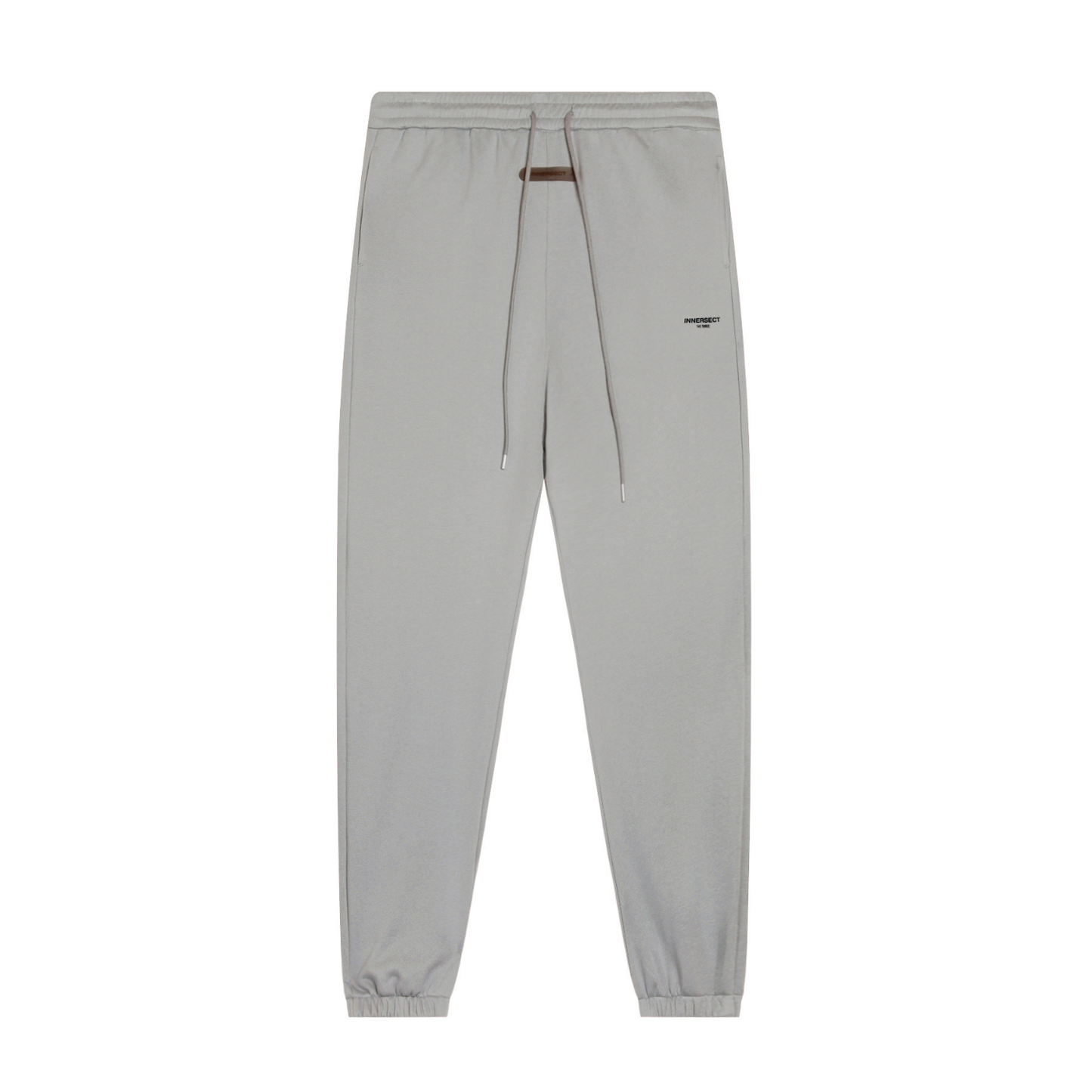 Gray Logo Patch Sweatpants