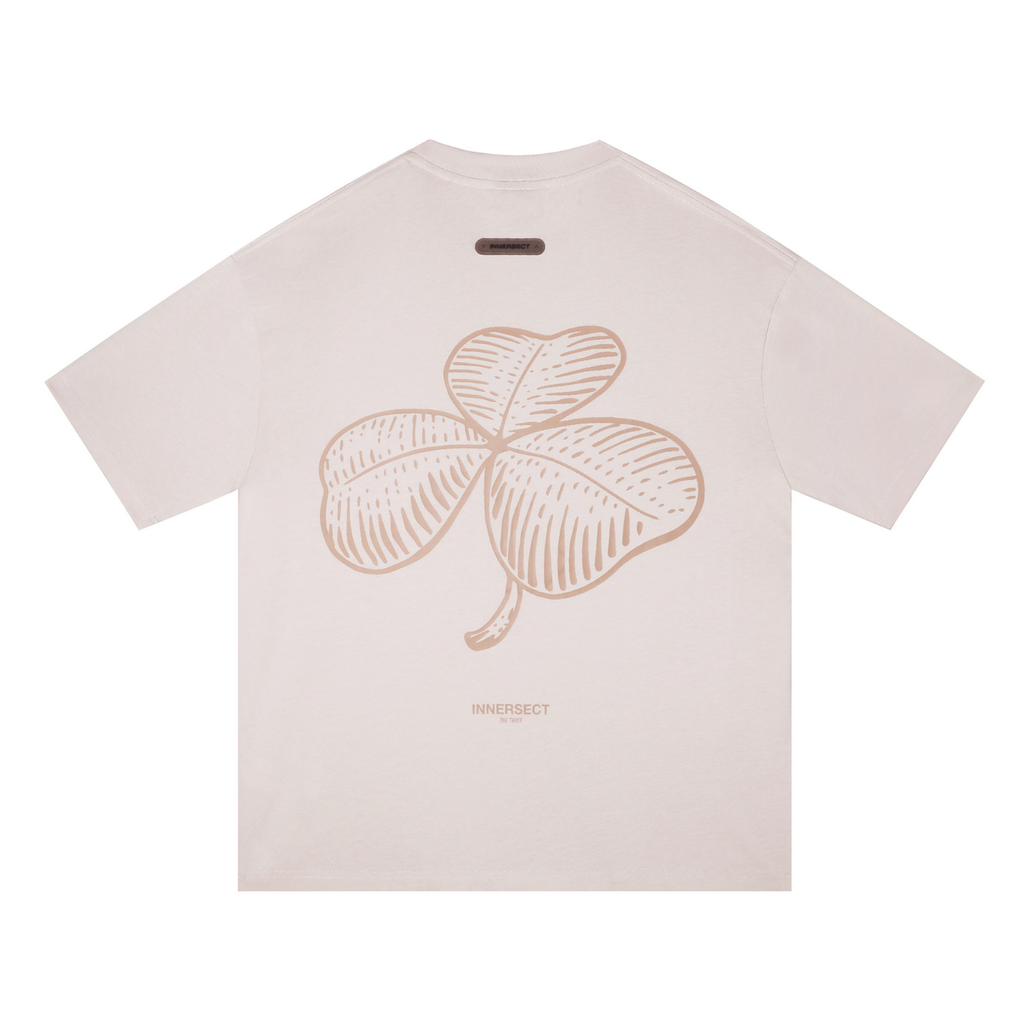 Beige Clover T-Shirt