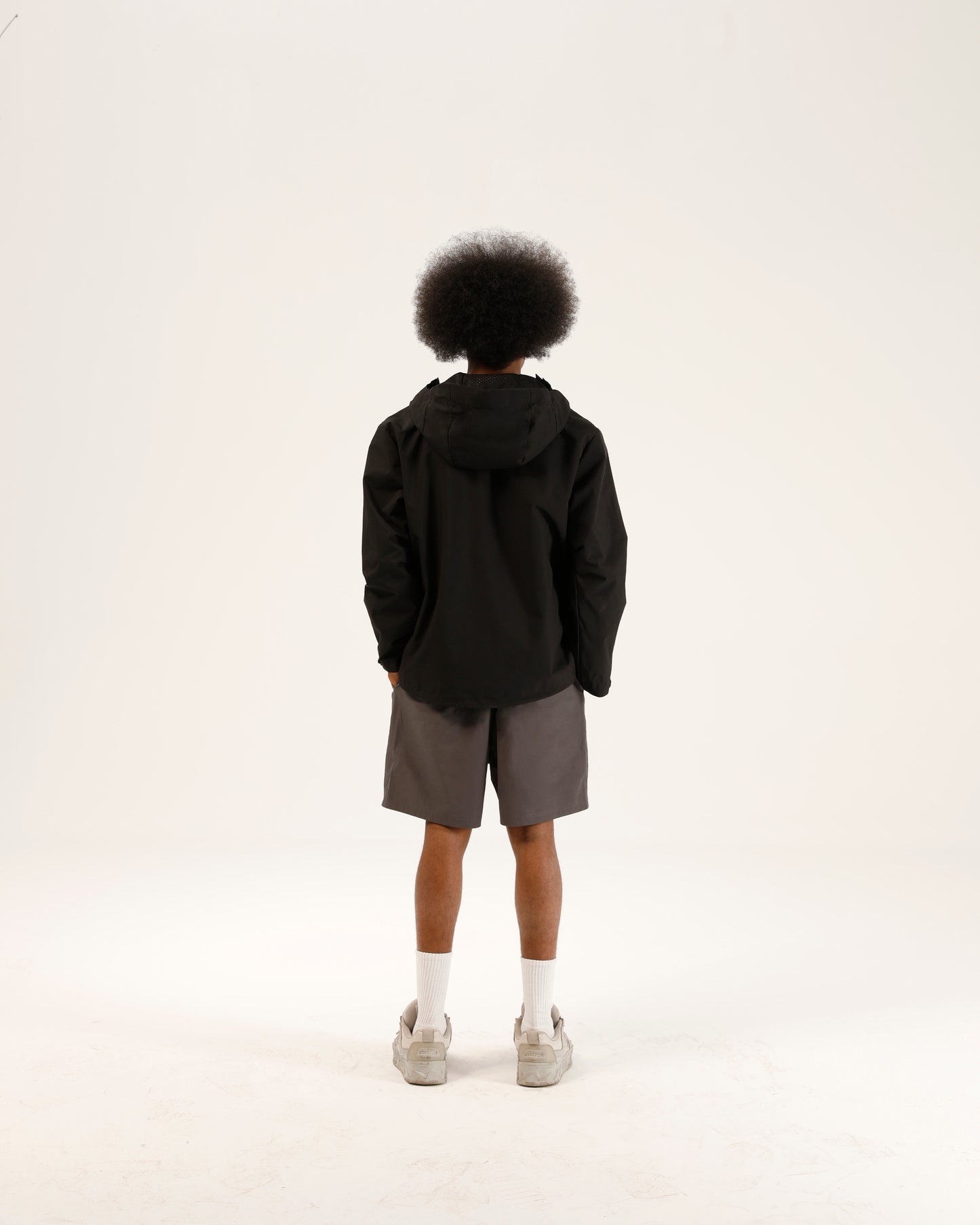 Black Printed Logo Jacket