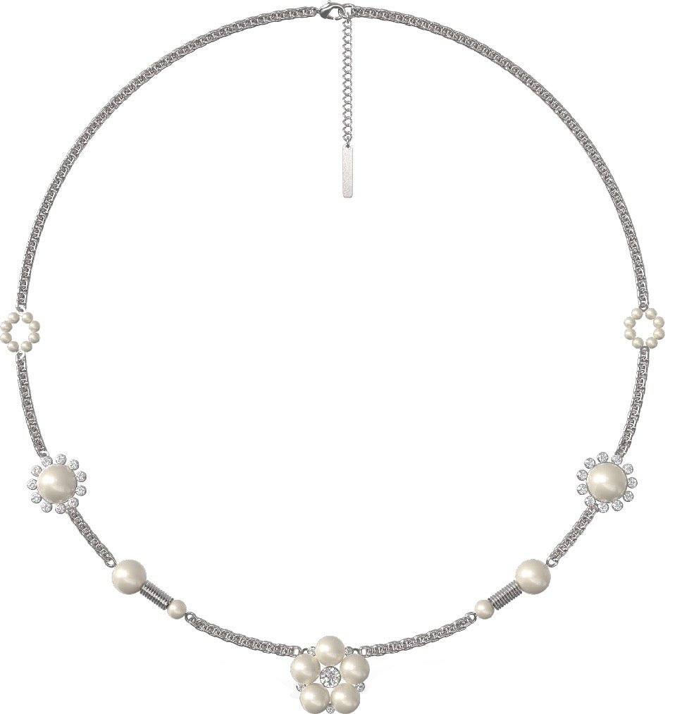 VSCH Pearl Flower Necklace