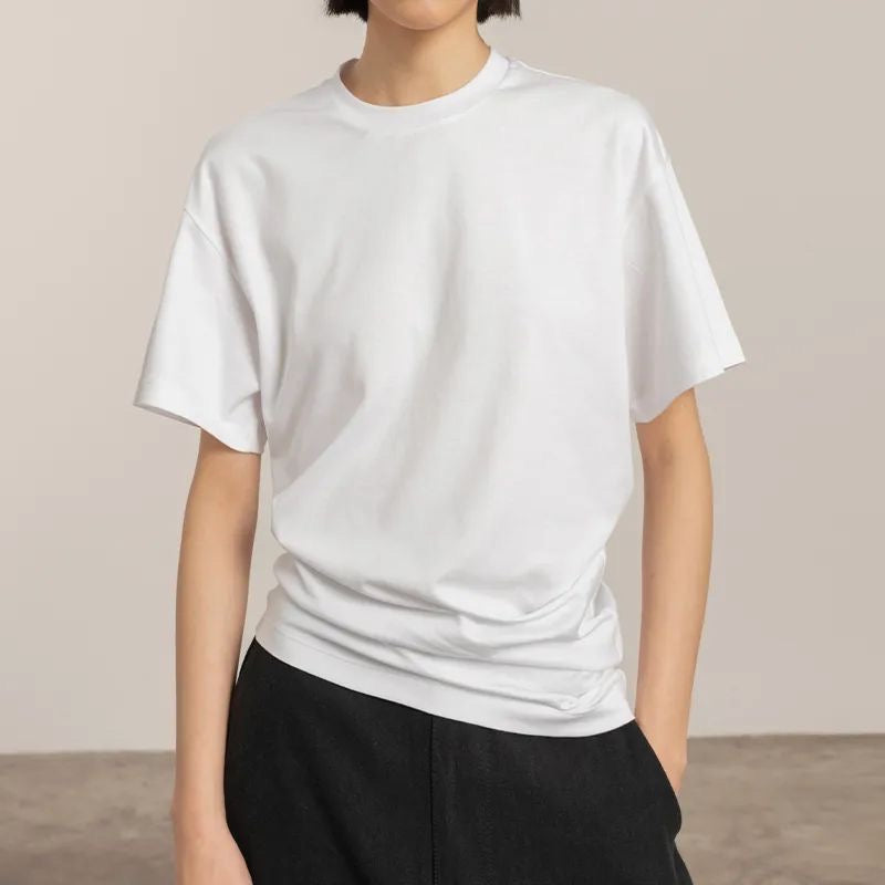 White Asymmetry T-Shirt