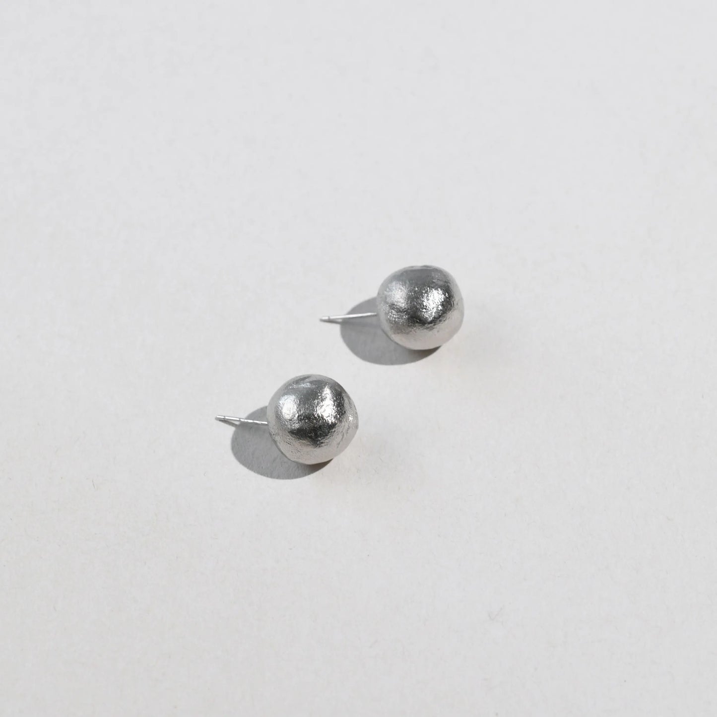 Silver Ball Earrings