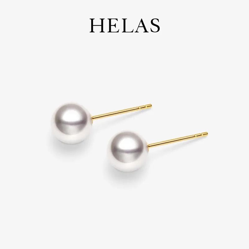 Minimal Pearl Earrings