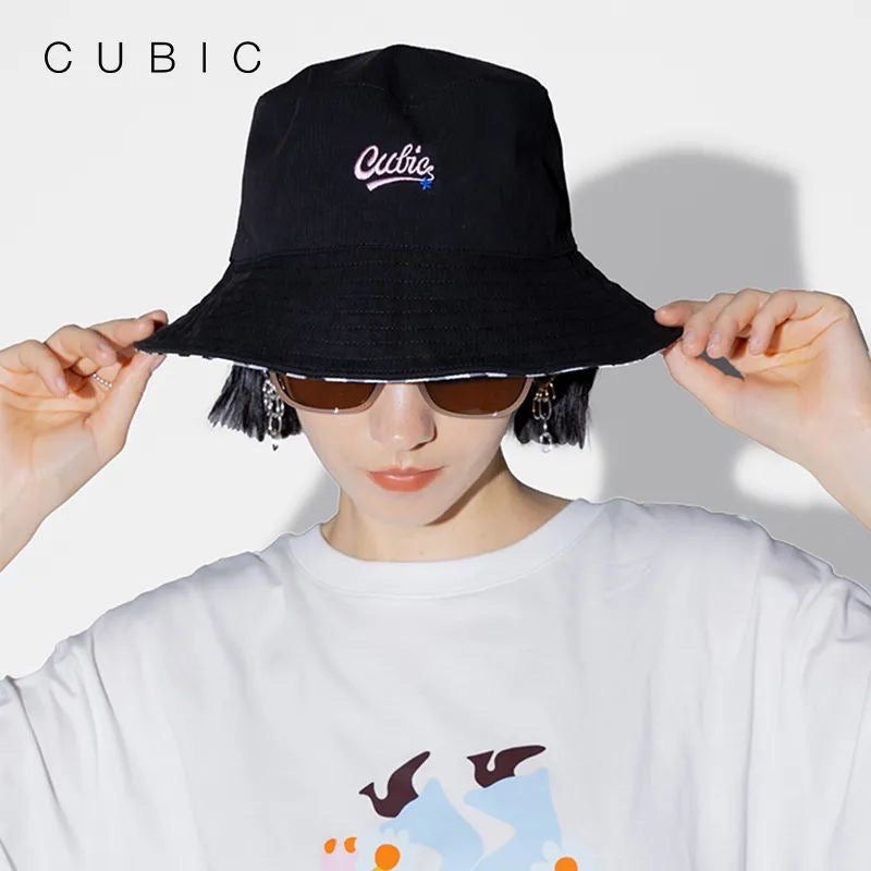 Black Check Bucket Hat