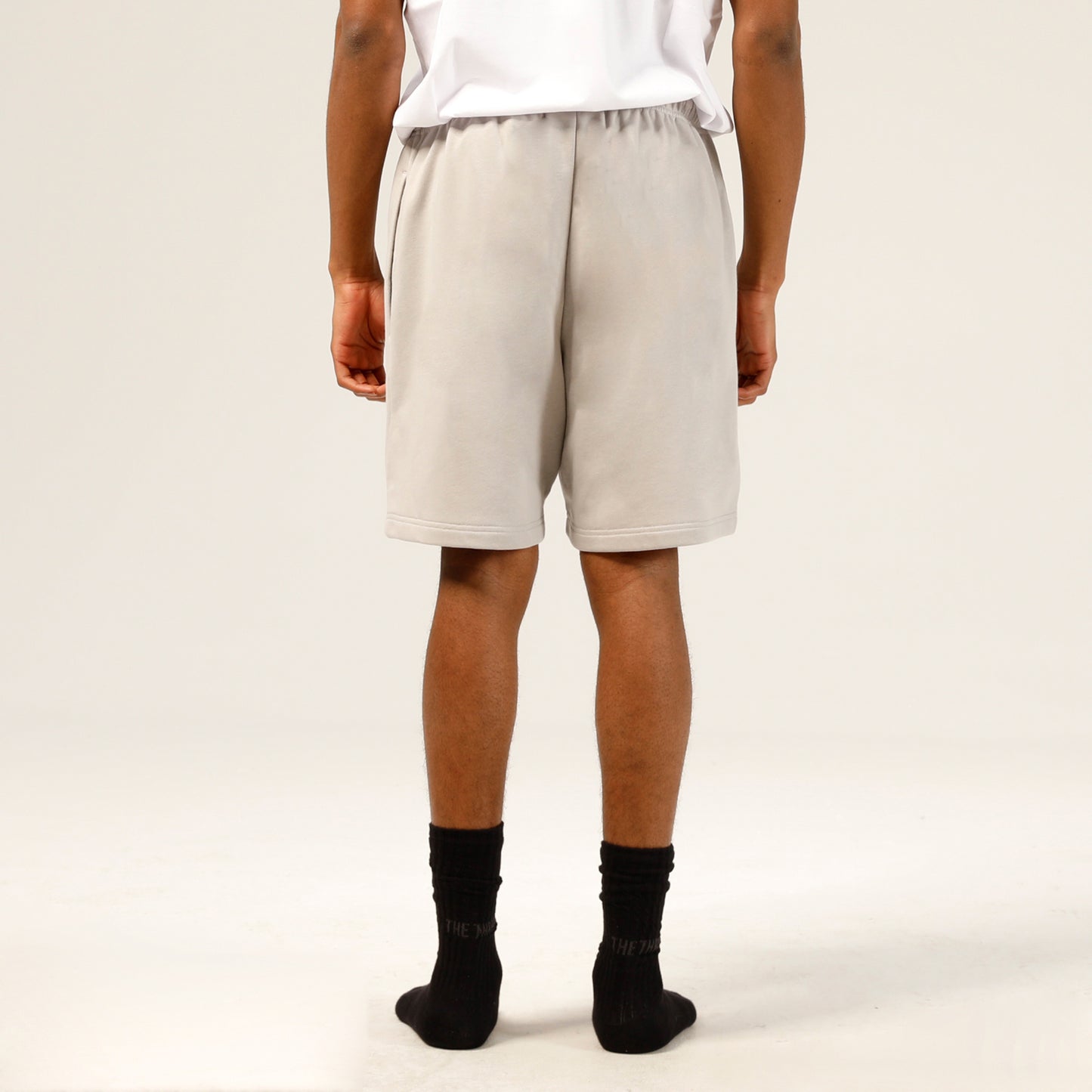 Gray Logo Patch Shorts