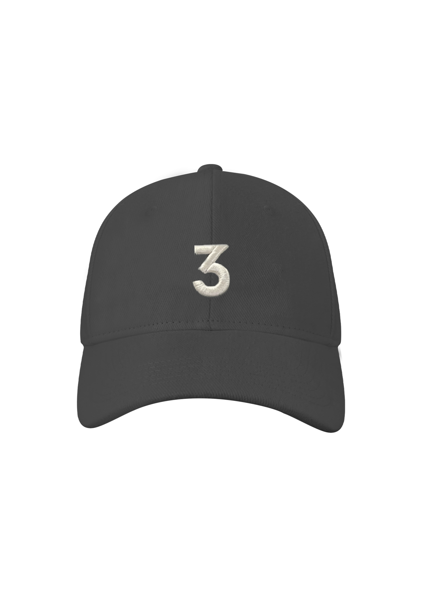 Charcoal "3" Logo Cap