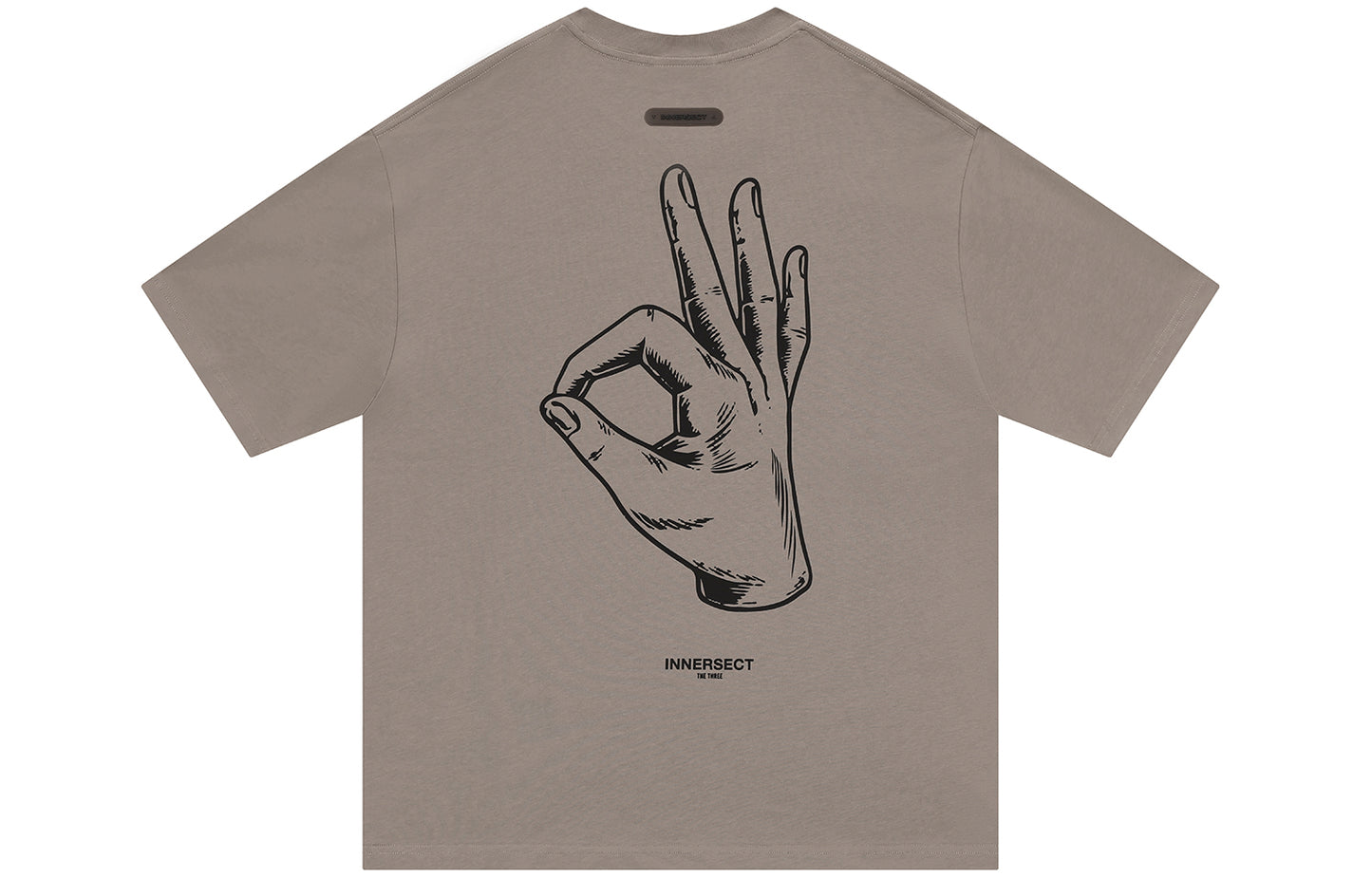 Brown "3" Logo T-Shirt