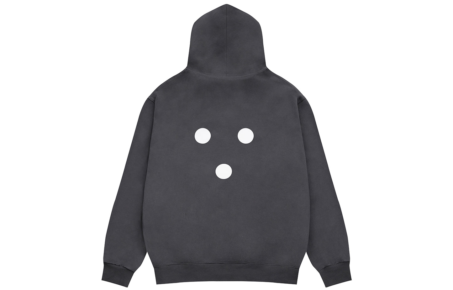 Charcoal "3" Logo Hoodie